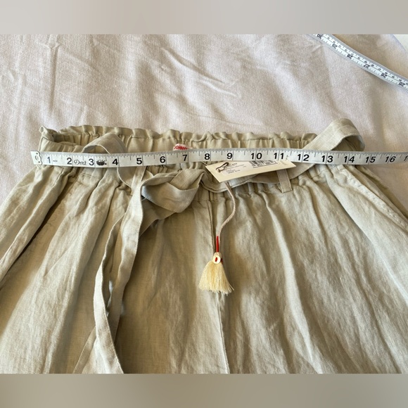 Johnny Was Linen Paperbag Wide Leg Pants - Picture 9 of 15